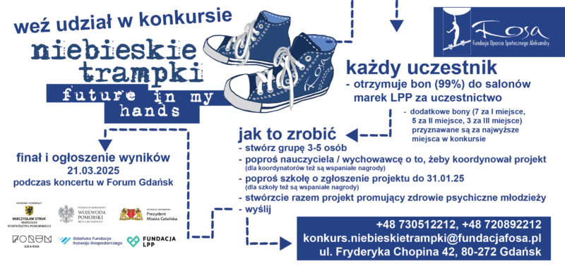 Regulamin imprezy – Niebieskie Trampki
